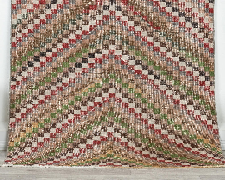 Neutral Oushak Rug 3' 9" x 5' 9" | No. VR96089