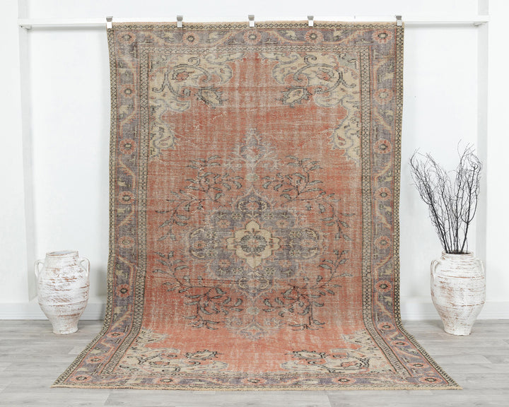Oushak Rug 6' 4" x 9' 8" | No. VR19222