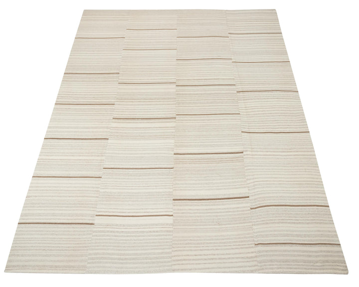 Beige Kilim Rug 9' 6" x 13' | No. VR63073