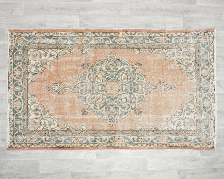 Pastel Oushak Rug 3' 9" x 6' 5" | No. VR27212
