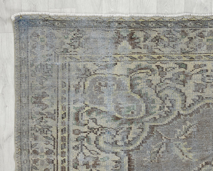 Blue Oushak Rug 6' 1" x 9' 7" | No. VR75195