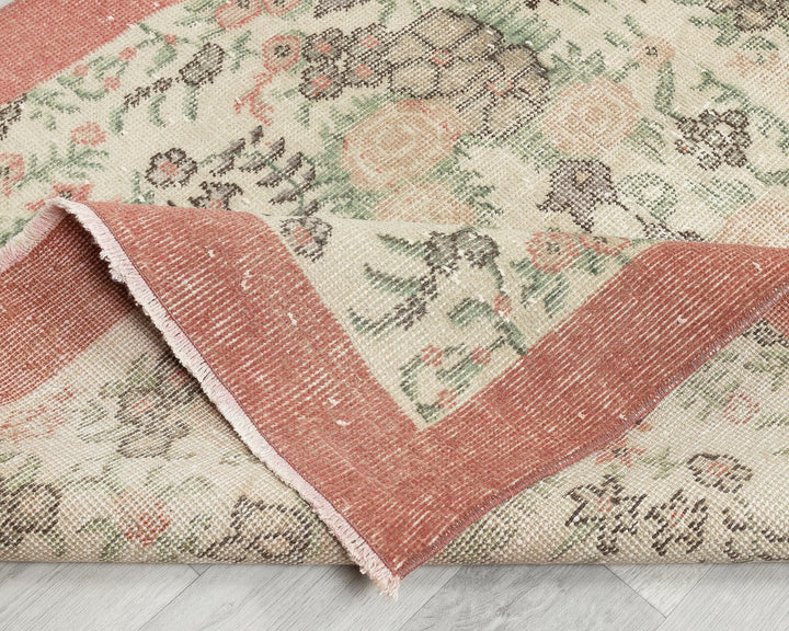Oushak Rug 6' 9" x 3' 6" | No. VR83673
