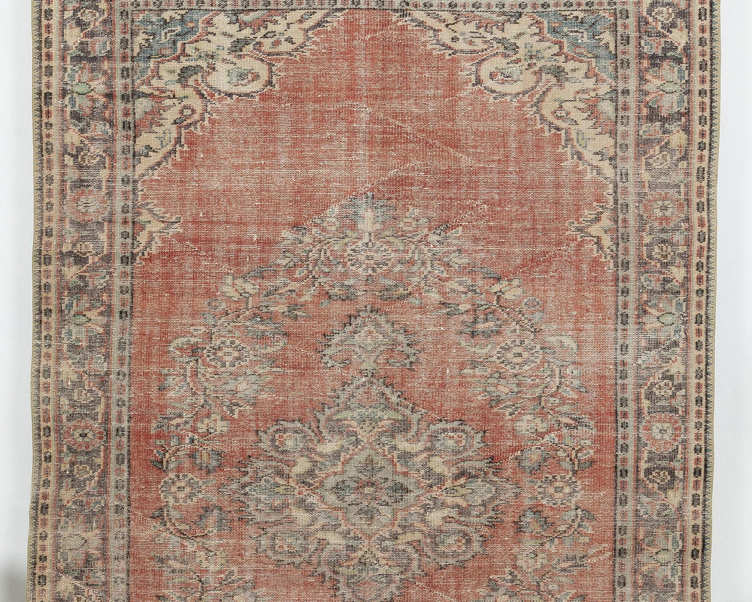 Faded Oushak Rug 5' 11" x 10' | No. VR57206