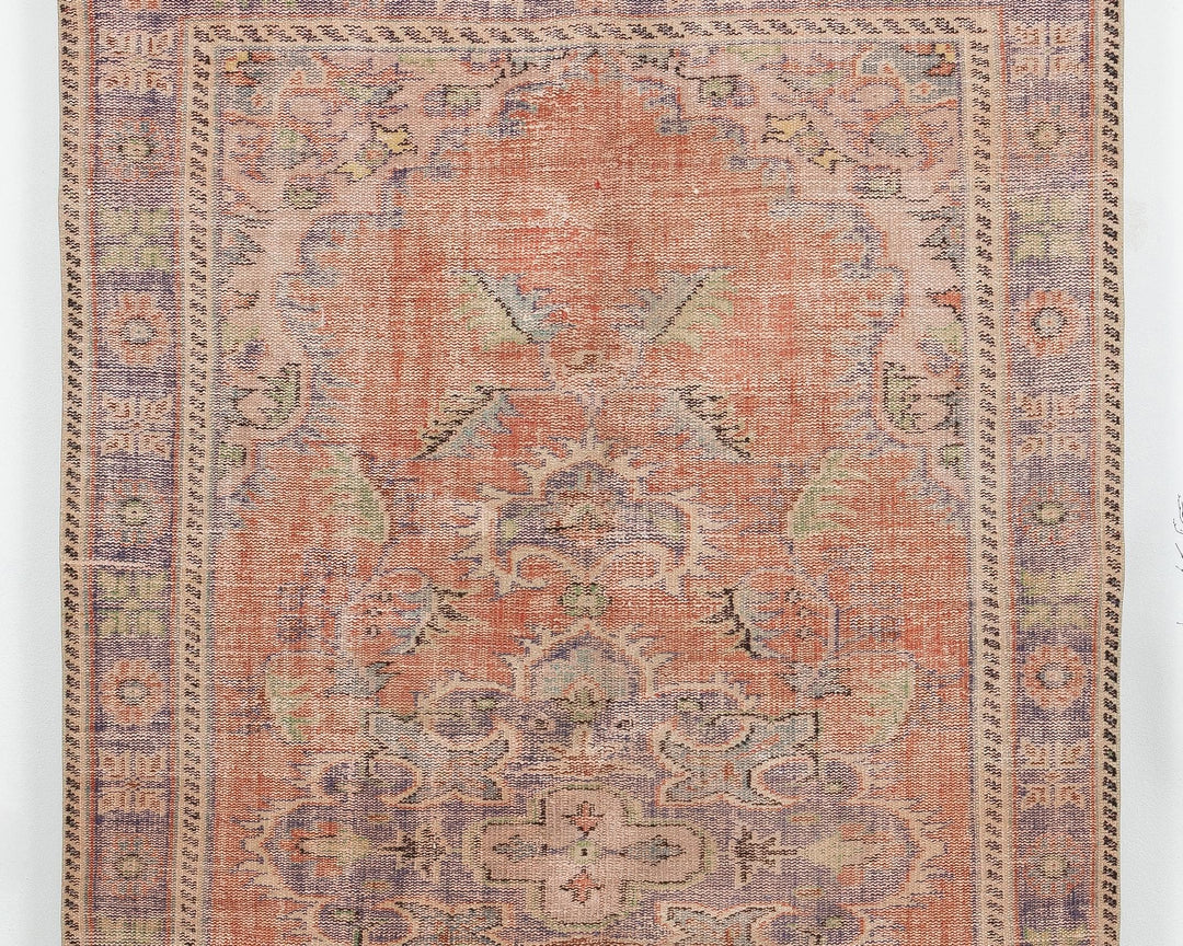 Faded Oushak Rug 5' 5" x 9' 5" | No. VR13006