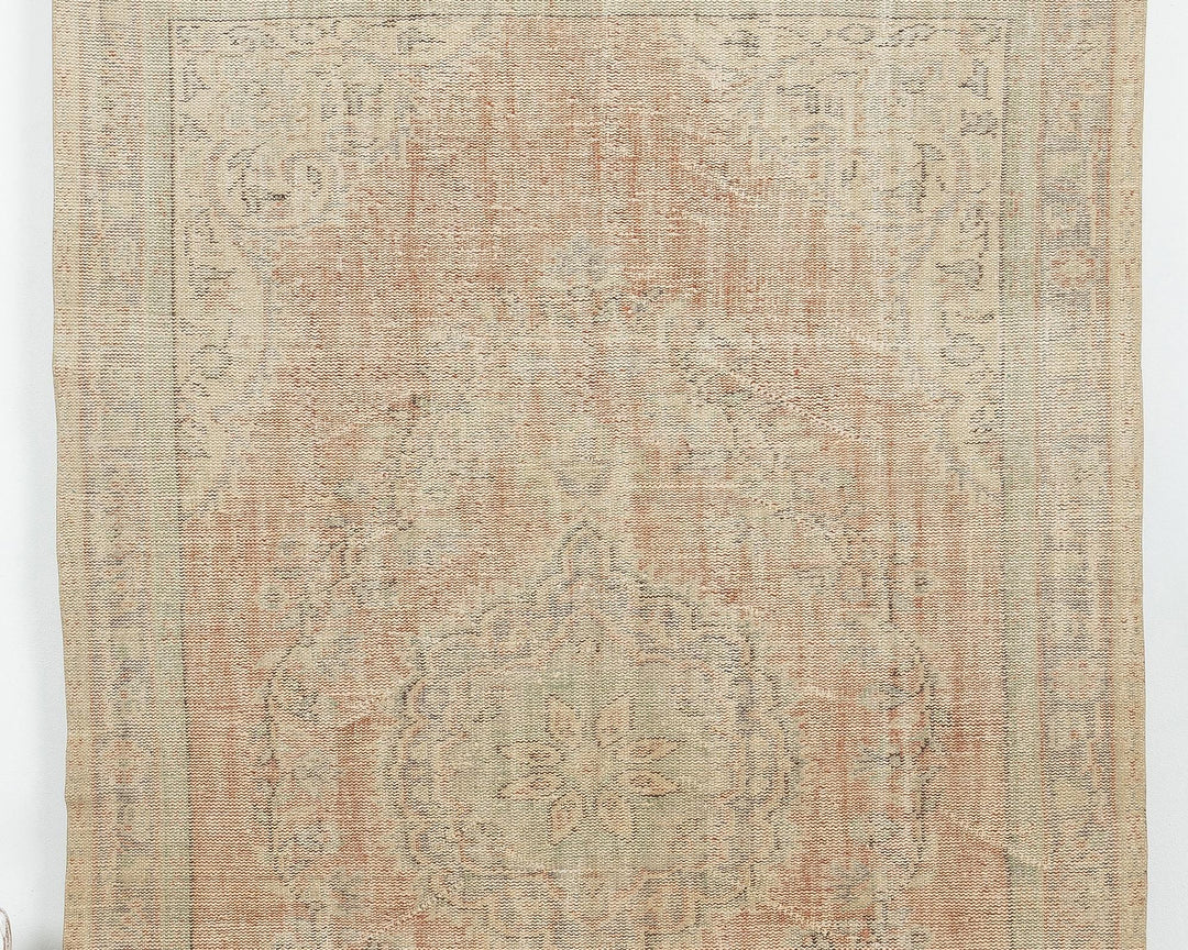 Faded Oushak Rug 5' 8" x 9' 1" | No. VR17962