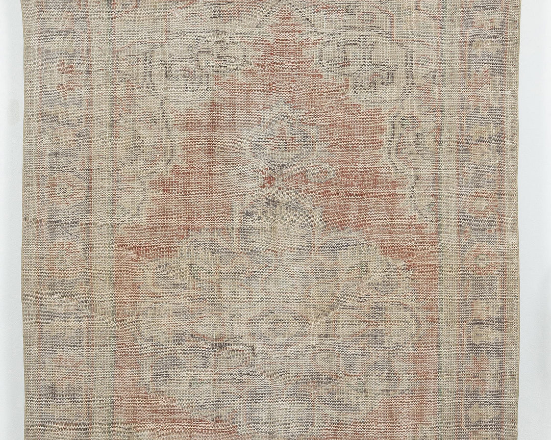 Faded Oushak Rug 5' 2" x 7' 3" | No. VR47348