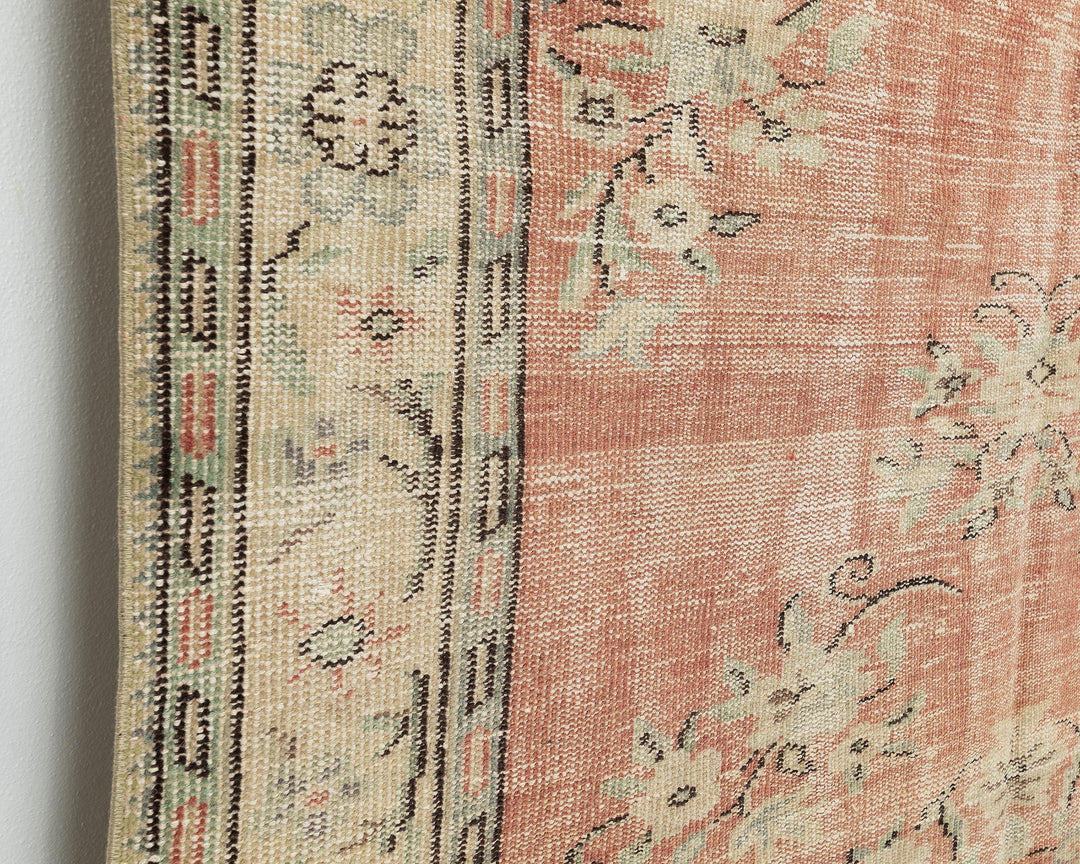Faded Oushak Rug 5' 7" x 8' 2" | No. VR53362