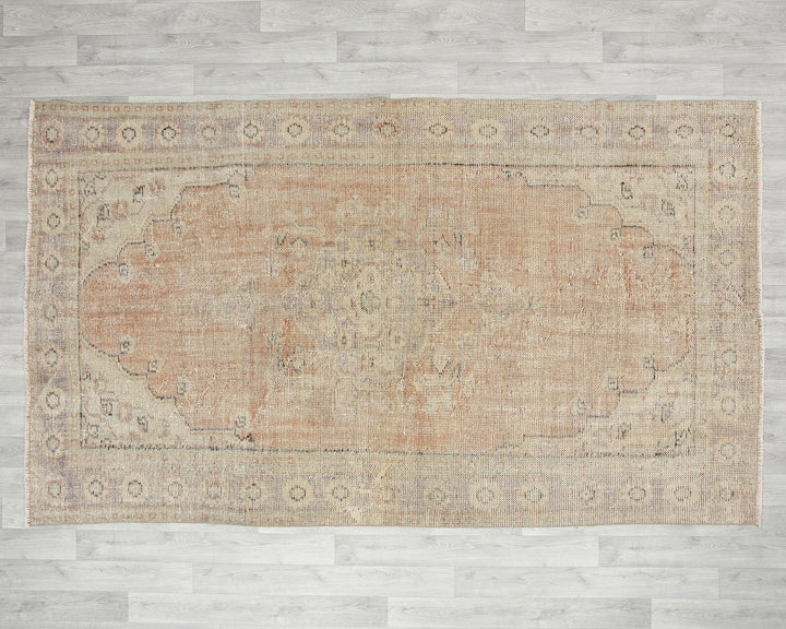 Faded Oushak Rug 5' 7" x 9' 2" | No. VR59569
