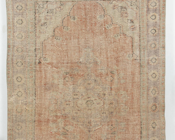 Faded Oushak Rug 5' 7" x 9' 2" | No. VR59569