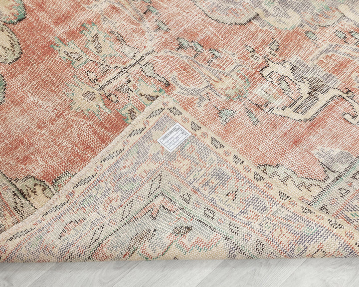 Faded Oushak Rug 5' 5" x 8' 8" | No. VR91476