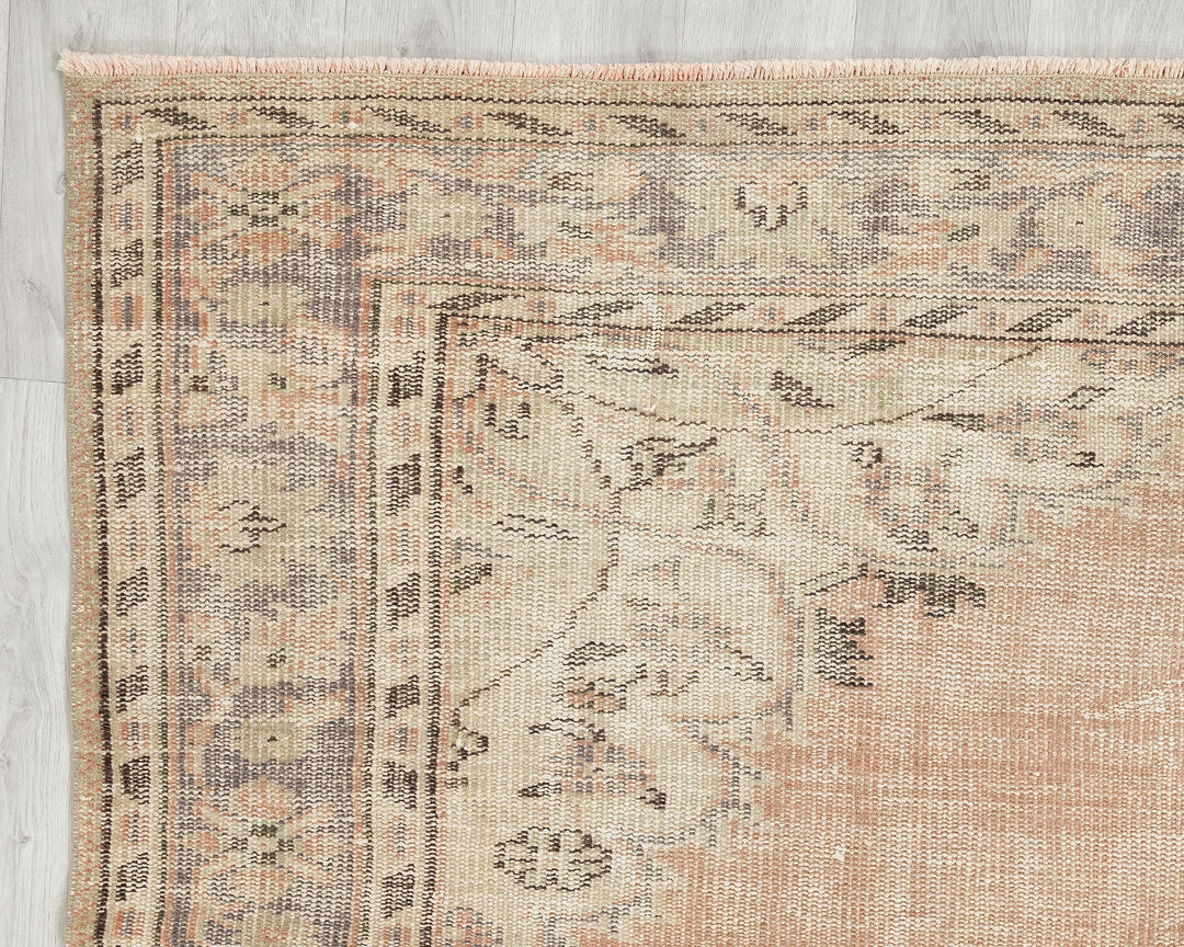 Faded Oushak Rug 5' 5" x 9' 5" | No. VR51548