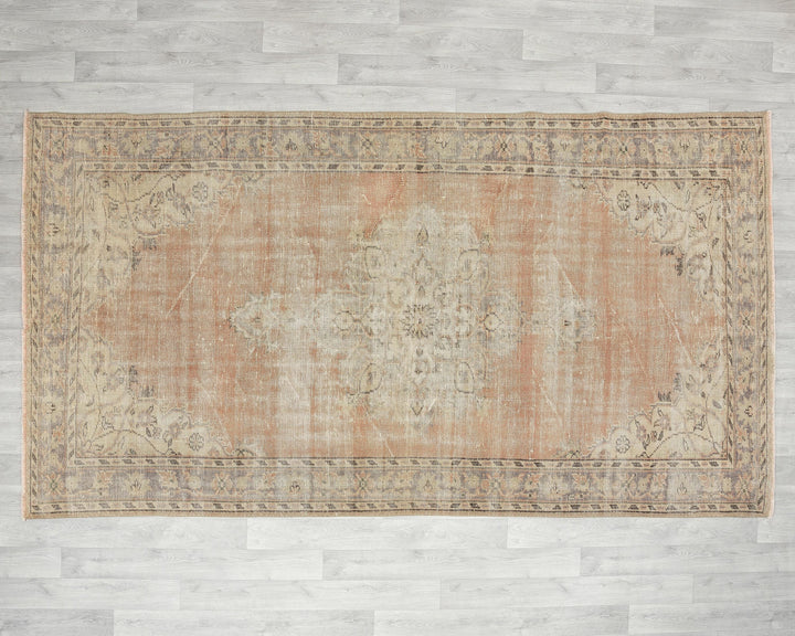 Faded Oushak Rug 5' 5" x 9' 5" | No. VR51548