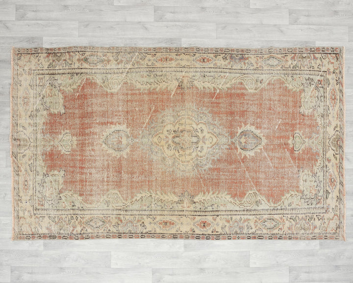 Faded Oushak Rug 4' 10" x 8' | No. VR42209