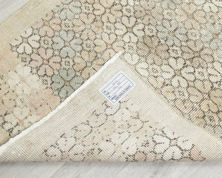 Faded Oushak Rug 3' 4" x 5' 10" | No. VR14455