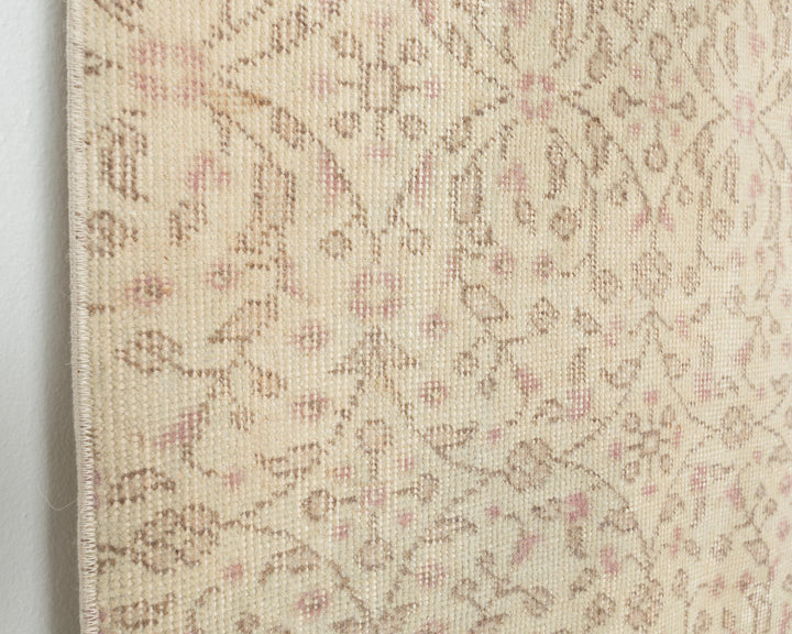 Beige Oushak Rug 3' 8" x 6' 7" | No. VR95336