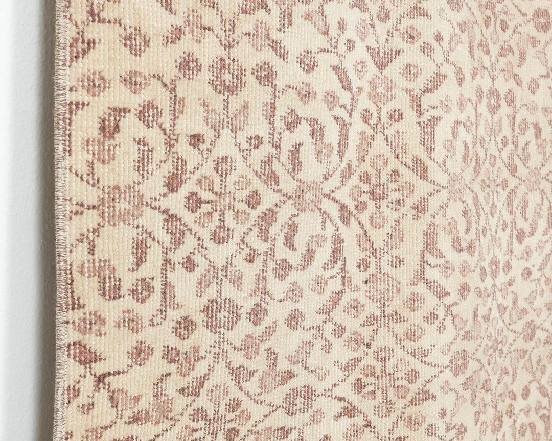 Beige Oushak Rug 3' 8" x 6' 10" | No. VR58438