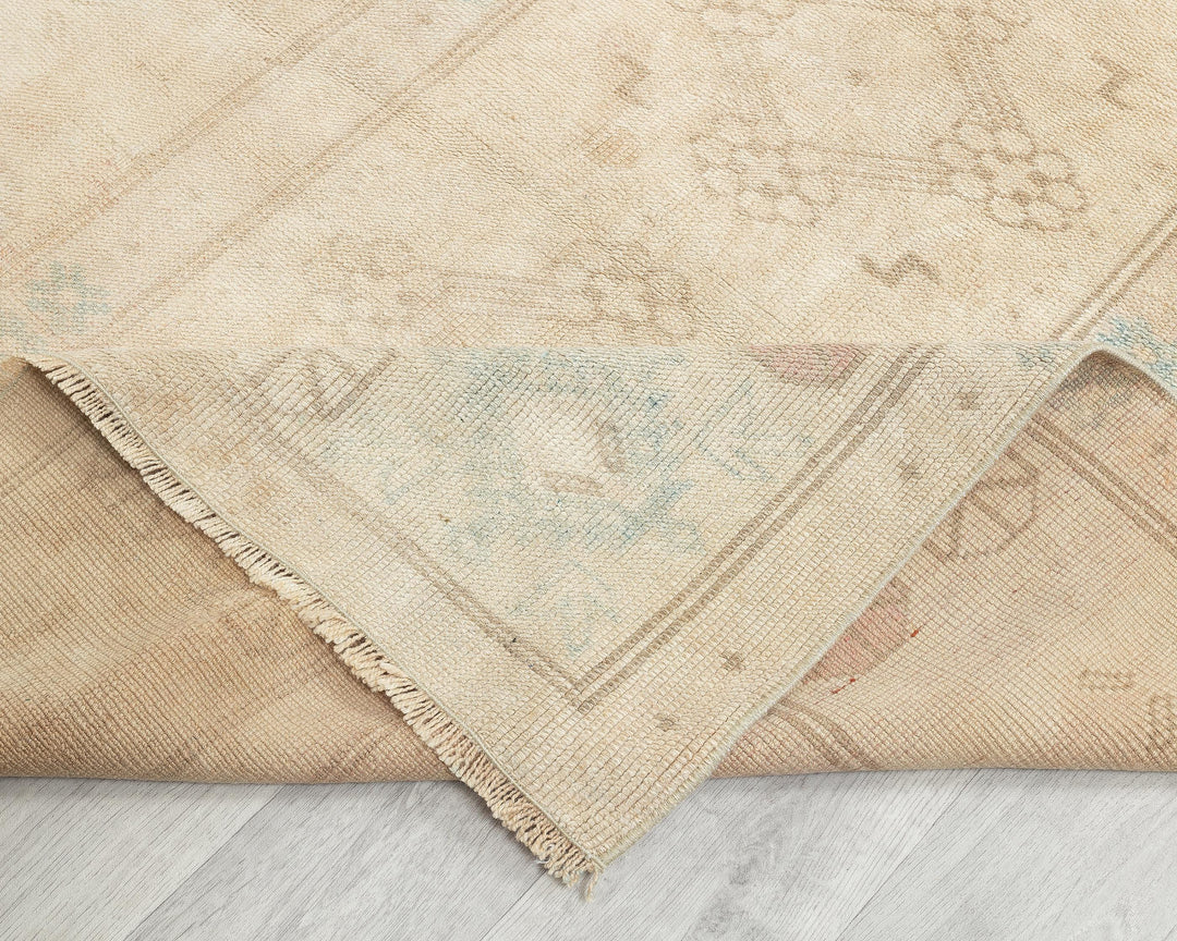 Beige Oushak Rug 3' 10" x 6' 10" | No. VR57519