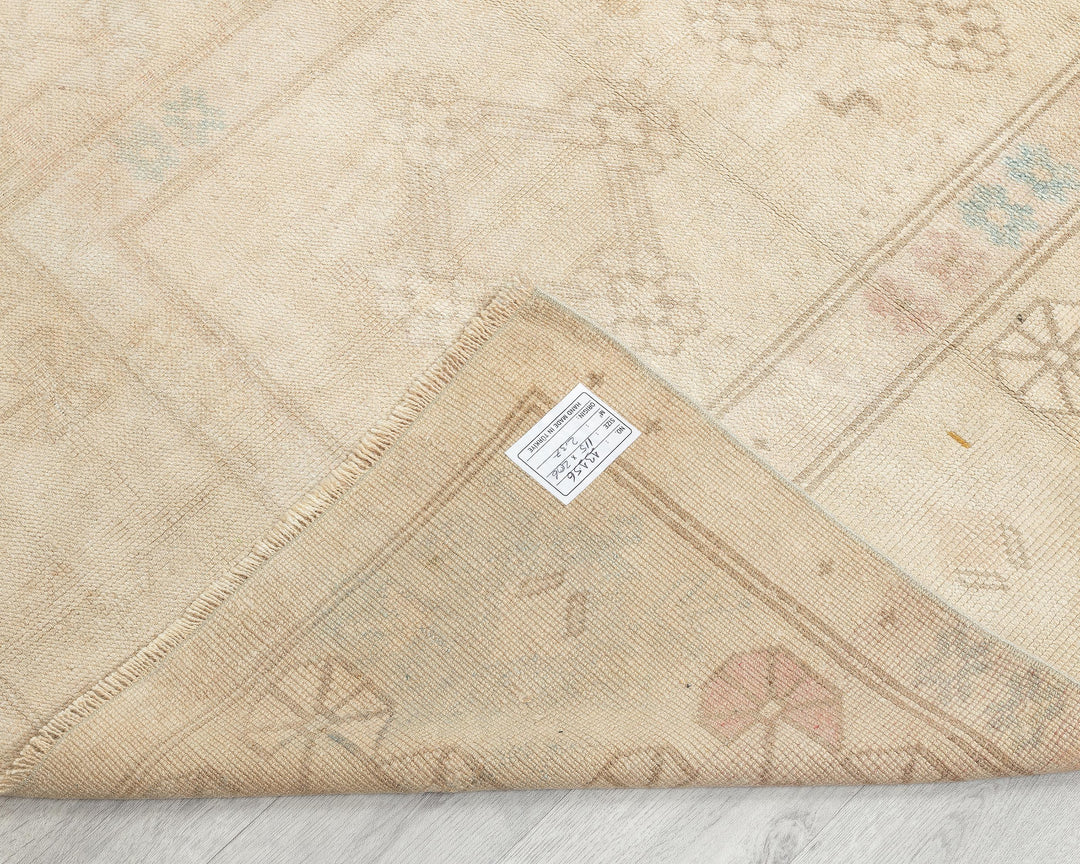 Beige Oushak Rug 3' 10" x 6' 10" | No. VR57519