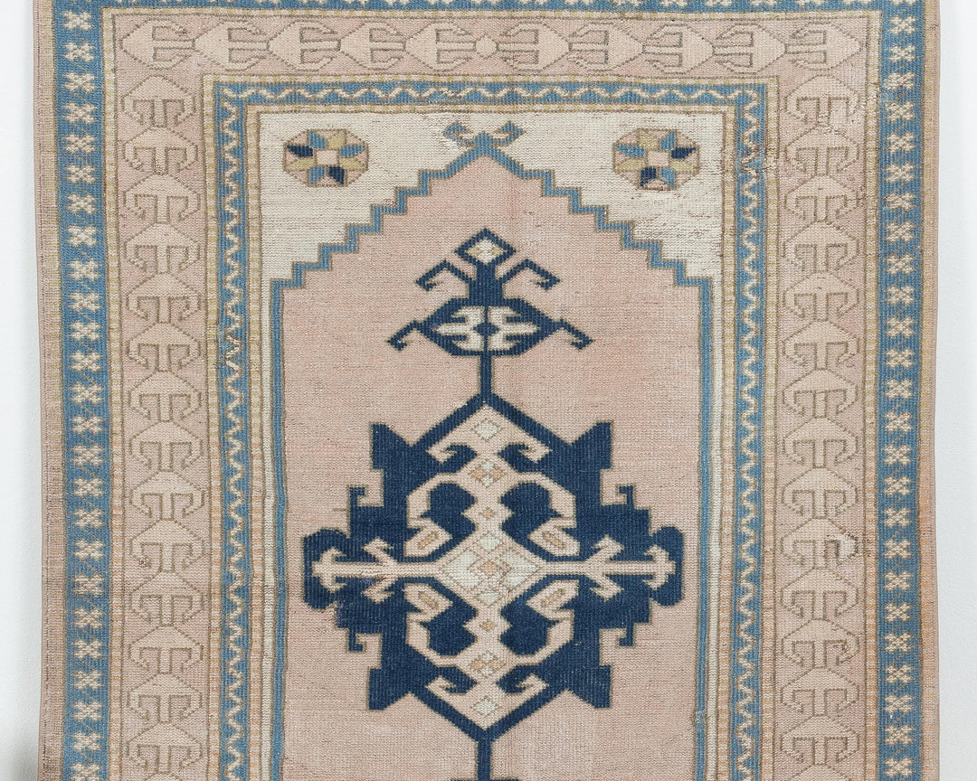 Beige Oushak Rug 4' 1" x 6' 1" | No. VR93814
