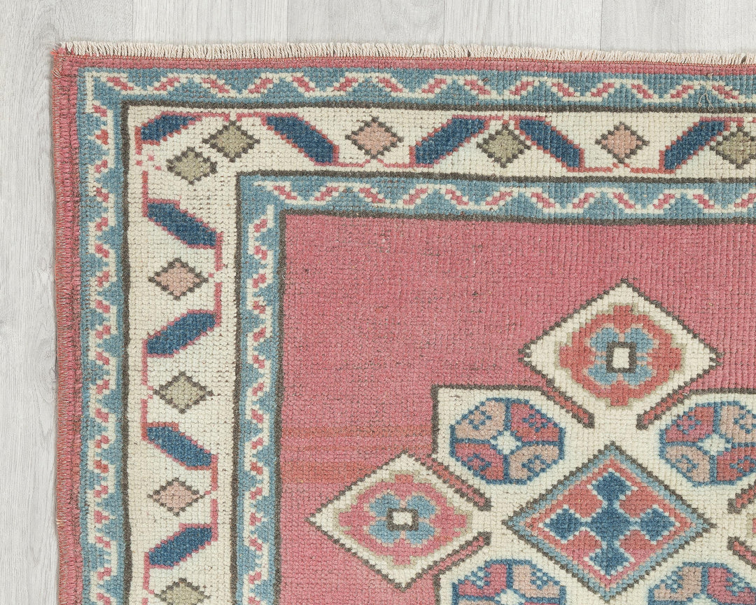 Neutral Oushak Rug 2' 11" x 4' | No. VR10272