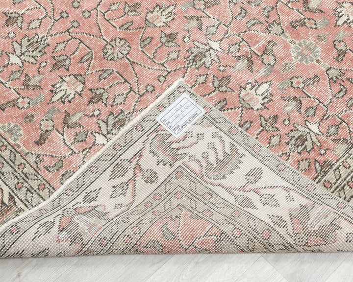 Red Oushak Rug 8' 8" x 5' 5" | No. VR52939