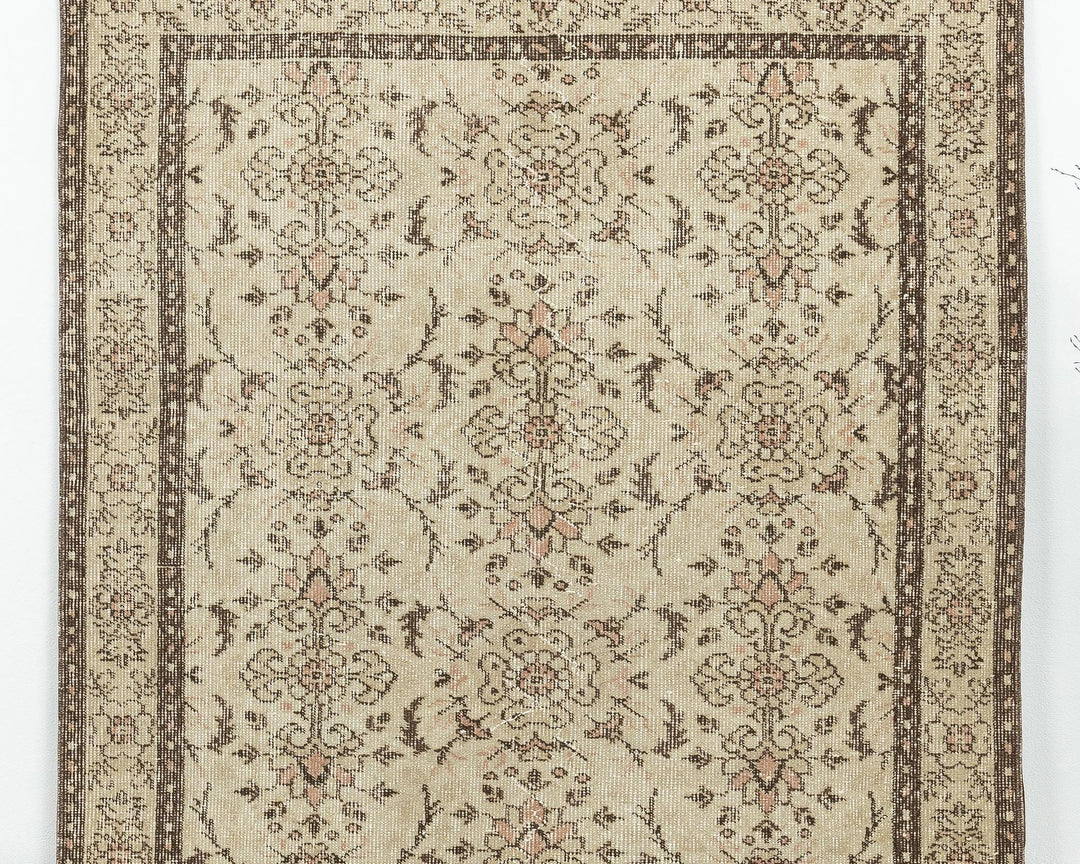 Rust Oushak Rug 3' 7" x 6' 7" | No. VR20702