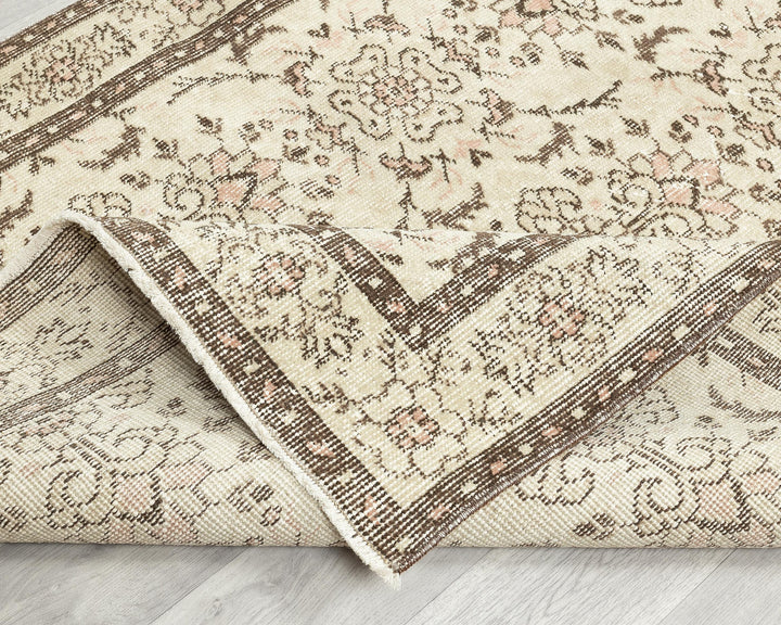 Rust Oushak Rug 3' 7" x 6' 7" | No. VR20702
