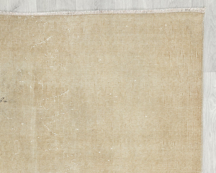 Beige Oushak Rug 3' 7" x 6' 7" | No. VR21621