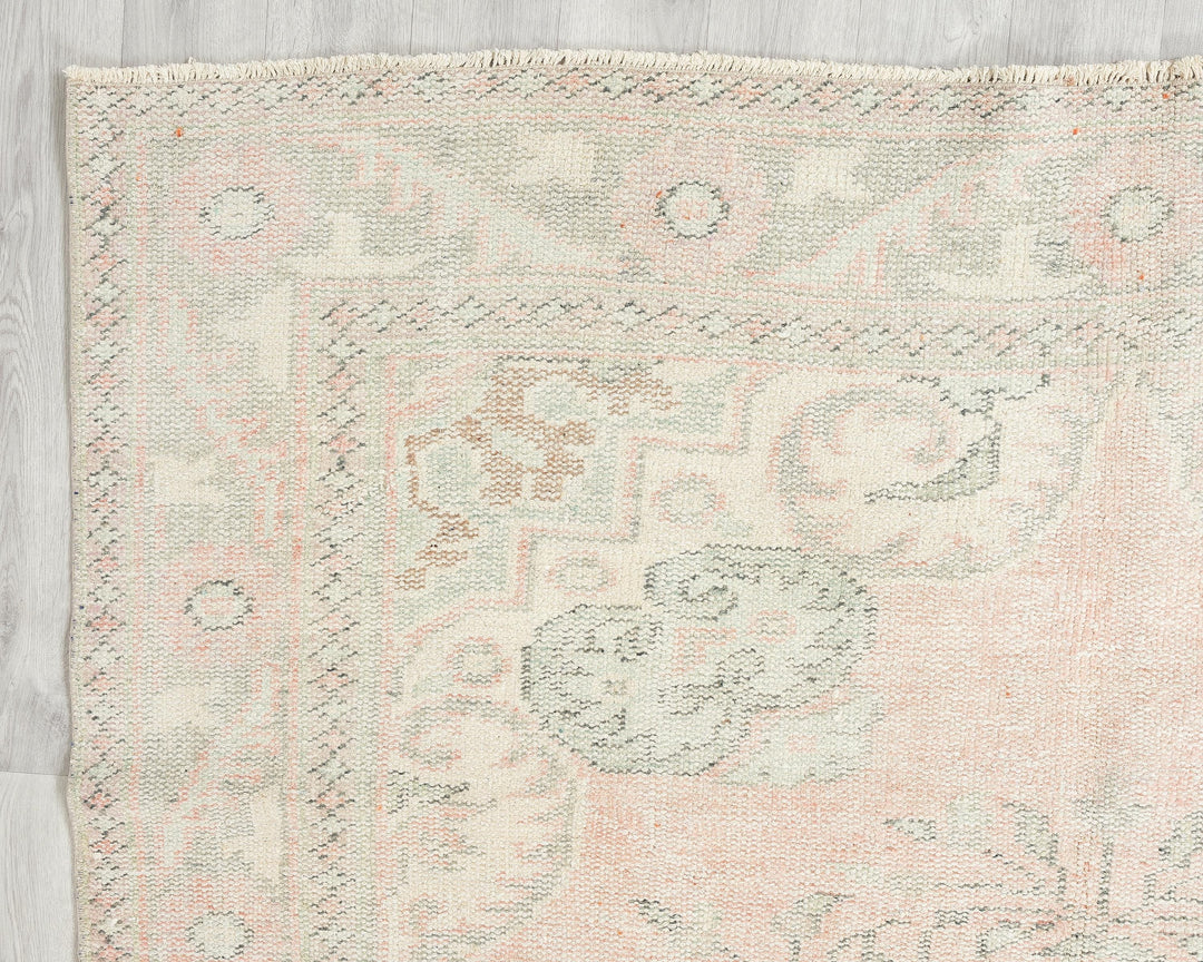 Pink Oushak Rug 5' 11" x 9' 6" | No. VR52469