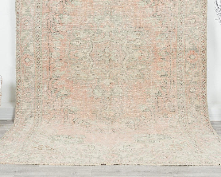 Pink Oushak Rug 5' 11" x 9' 6" | No. VR52469