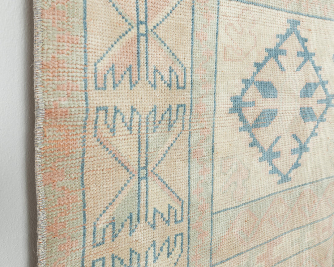 Neutral Oushak Rug 4' 7" x 6' 5" | No. VR27904