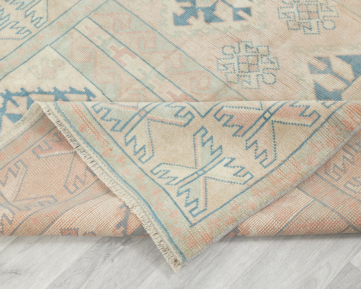 Neutral Oushak Rug 4' 7" x 6' 5" | No. VR27904