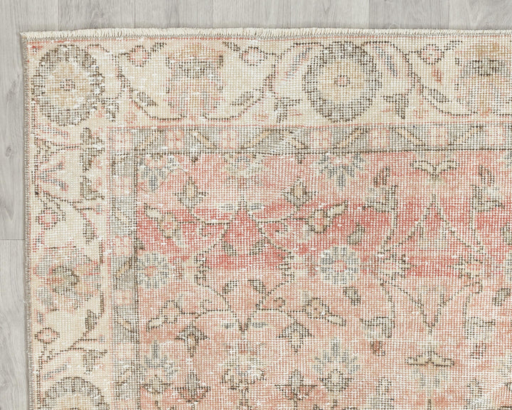Neutral Oushak Rug 6' 7" x 10' 4" | No. VR25883