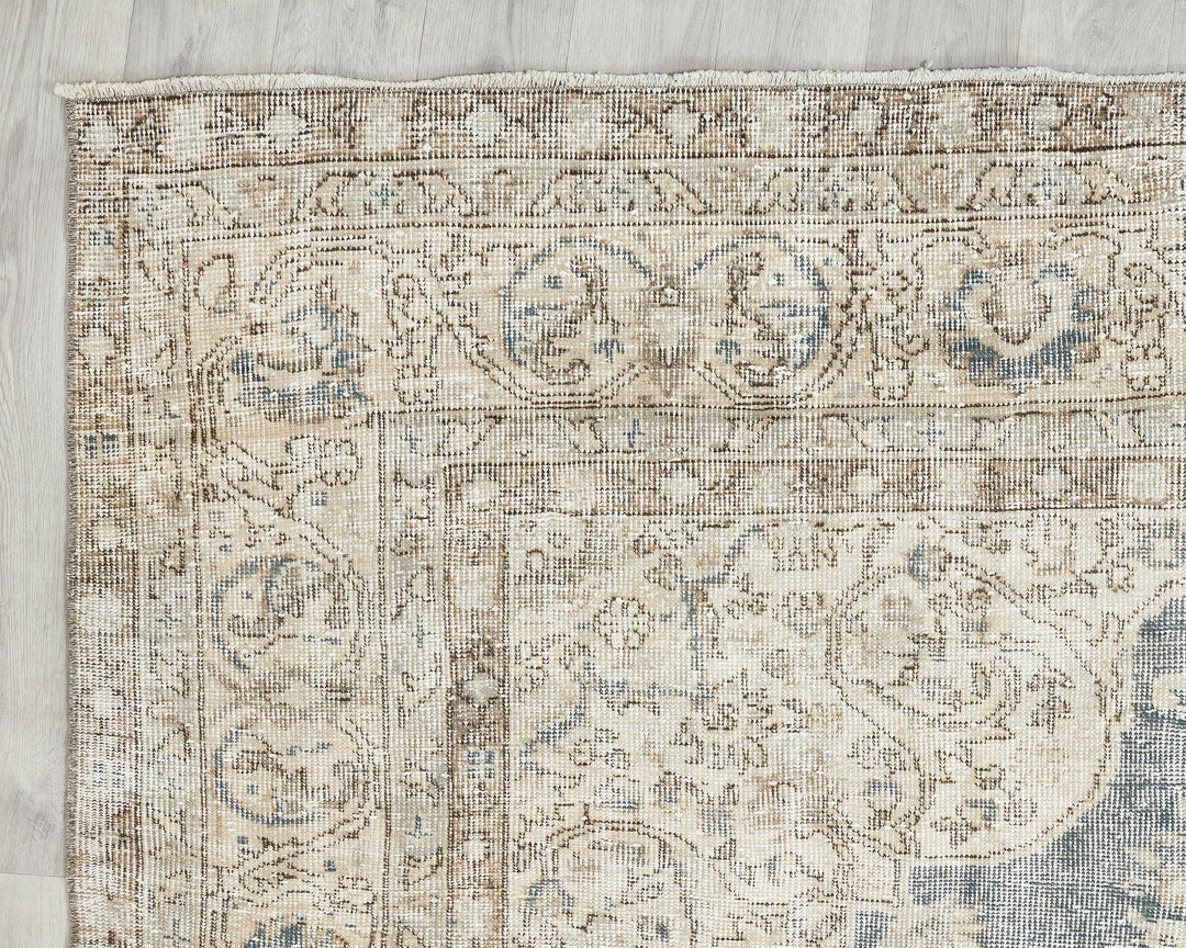 Blue Vintage Turkish Rug 6' 11" x 10' 4" | No. VR93229