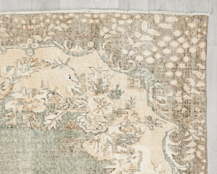 Rust Oushak Rug 6' 5" x 10' 4" | No. VR49448