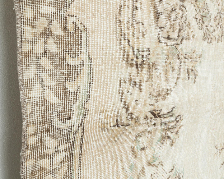 Beige Oushak Rug 6' 4" x 9' 11" | No. VR19123
