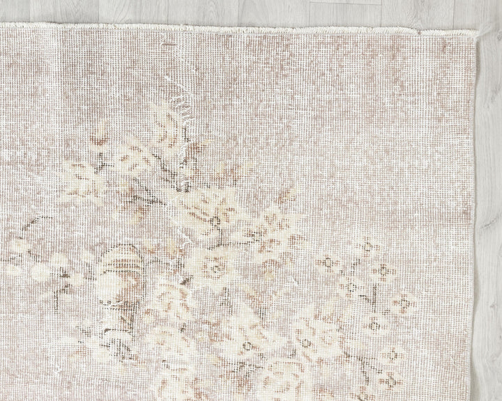 Gray Oushak Rug 6' 7" x 10' 1" | No. VR41218