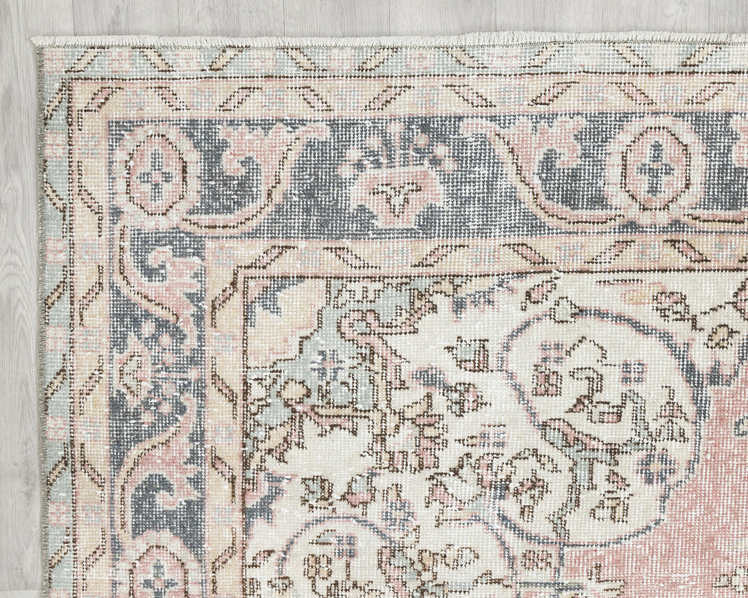 Pink Oushak Rug 6' 10" x 10' 2" | No. VR82842