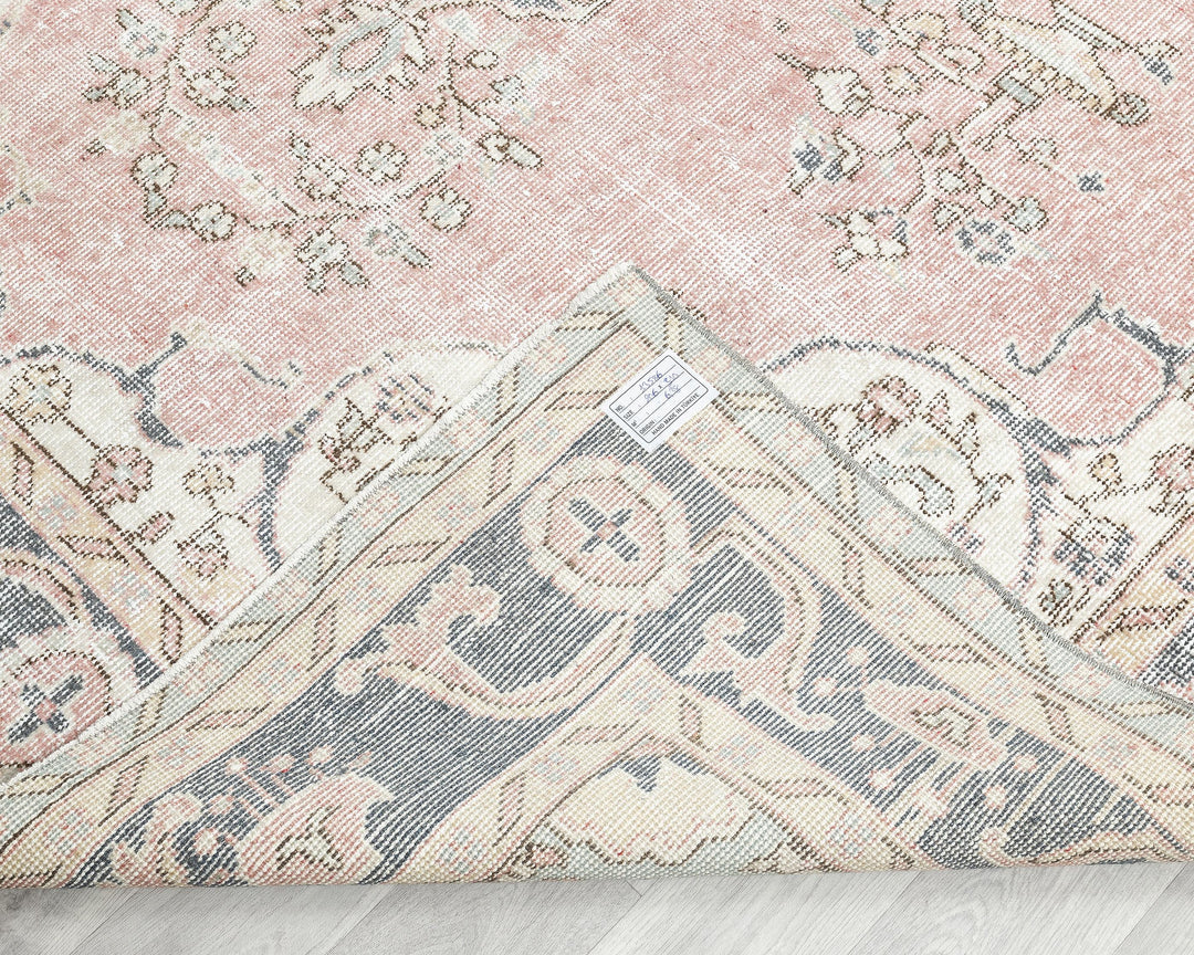 Pink Oushak Rug 6' 10" x 10' 2" | No. VR82842