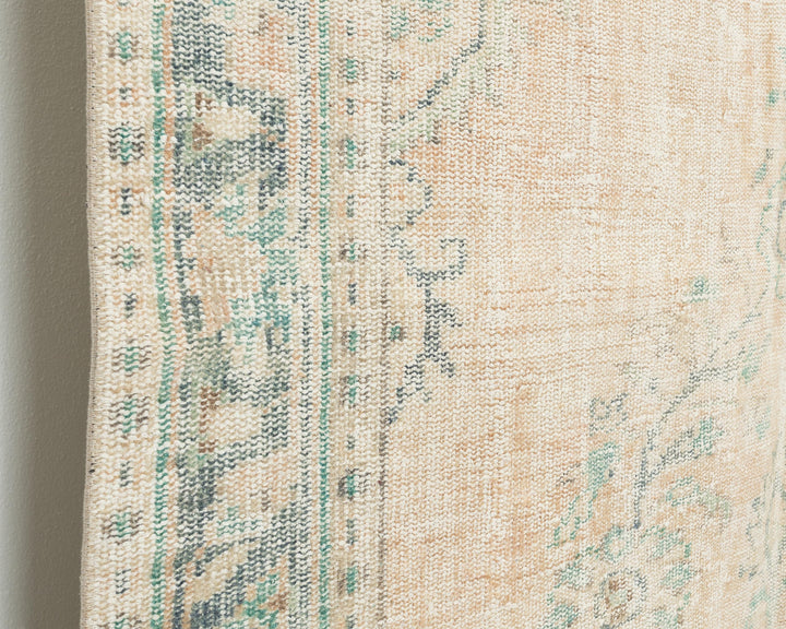 Beige Oushak Rug 5' 6" x 9' | No. VR77165