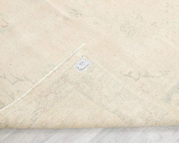 Beige Oushak Rug 7' x 9' 6" | No. VR30253