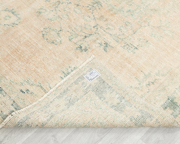 Beige Oushak Rug 5' 9" x 8' 11" | No. VR90310