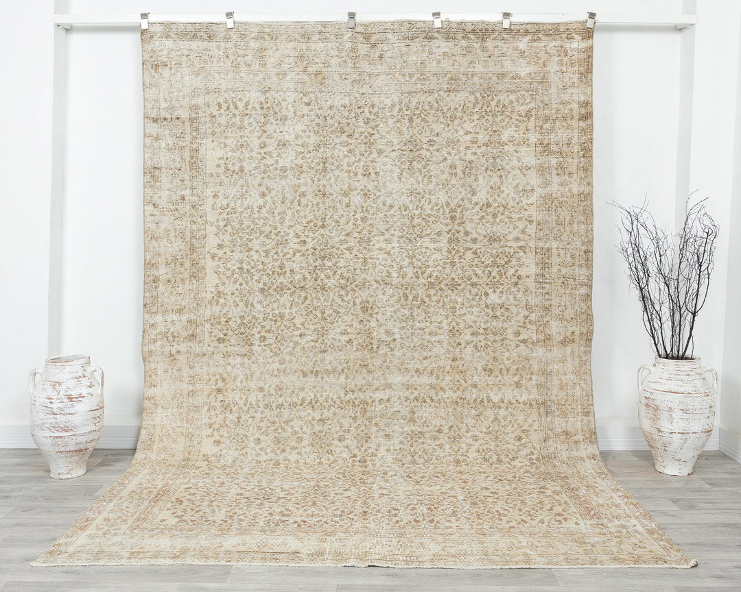 Faded Oushak Rug 7' x 10' 2" | No. VR43471