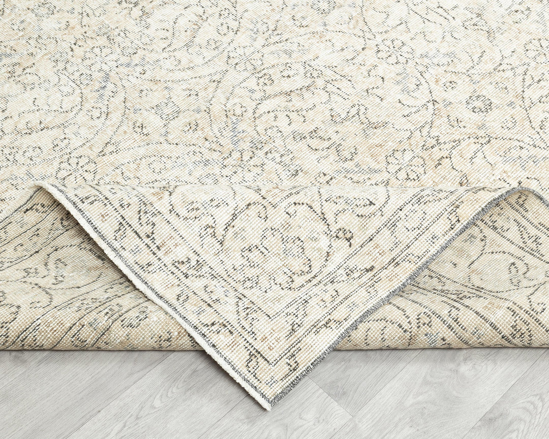 Faded Oushak Rug 6' 5" x 10' | No. VR77113