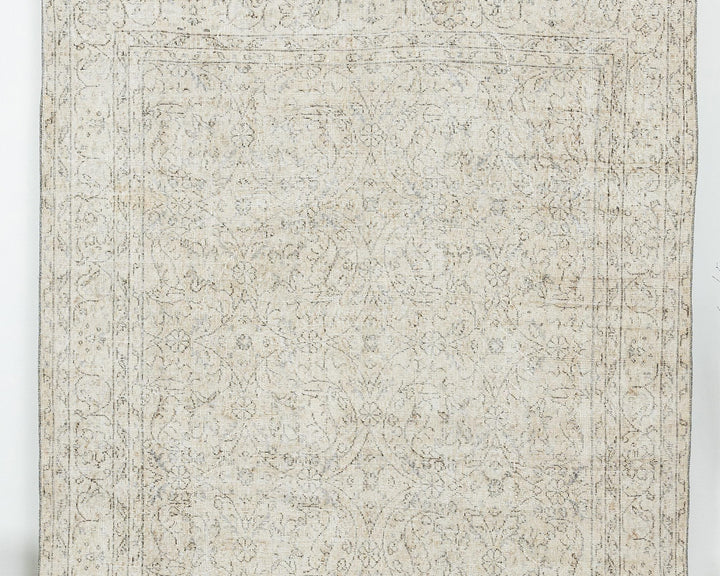Faded Oushak Rug 6' 5" x 10' | No. VR77113