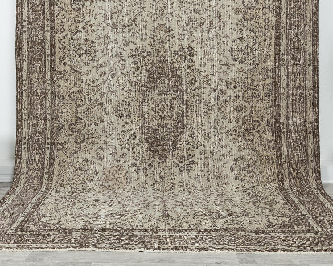 Rust Oushak Rug 6' 11" x 10' | No. VR83245