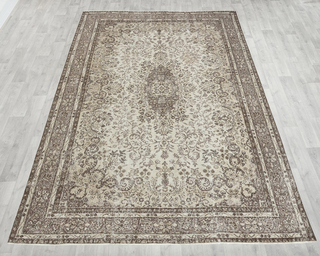Rust Oushak Rug 6' 11" x 10' | No. VR83245