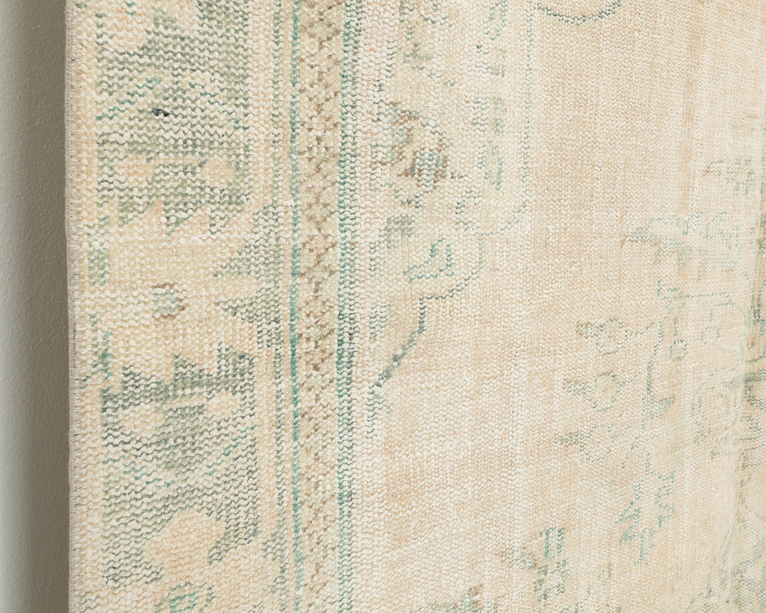 Beige Oushak Rug 5' 11" x 8' 10" | No. VR40196