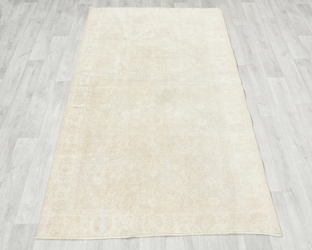 Beige Oushak Rug 3' 11" x 6' 7" | No. VR75177