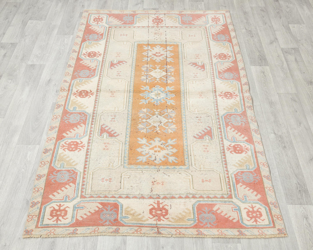 Neutral Oushak Rug 6' x 3' 5" | No. VR38904